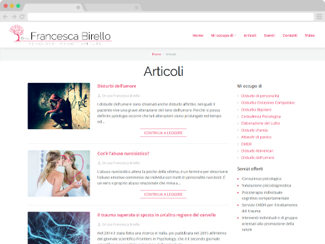 Sito interent di psicologia